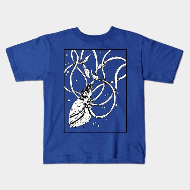 Kraken Kids T-Shirt by EK Irony